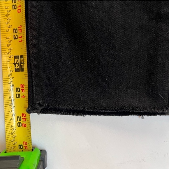 Madewell Black Skinny Overalls: Raw Hem Edition Size Small Style G8317 - Picture 12 of 14